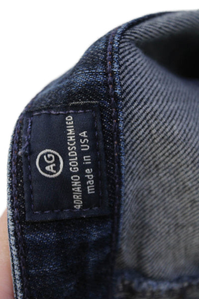 AG Adriano Goldschmied Womens The Stevie Slim Straight Jeans Blue Size 26