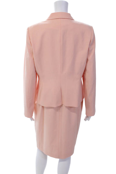 Calvin Klein Womens Sleeveless Fit + Flare Dress + Blazer Set Pink Size 10 14P