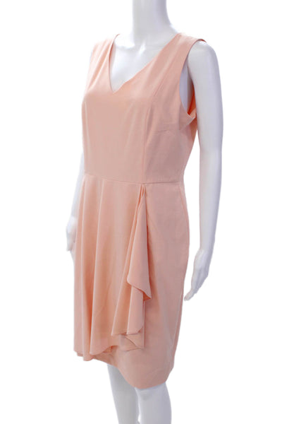Calvin Klein Womens Sleeveless Fit + Flare Dress + Blazer Set Pink Size 10 14P