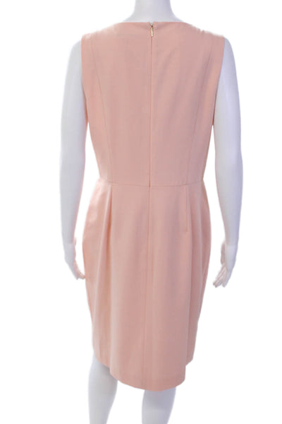 Calvin Klein Womens Sleeveless Fit + Flare Dress + Blazer Set Pink Size 10 14P