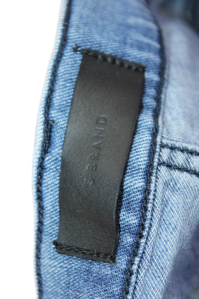 J Brand Womens Cotton Low-Rise Medium Wash Slim Denim Jeans Blue Size 31