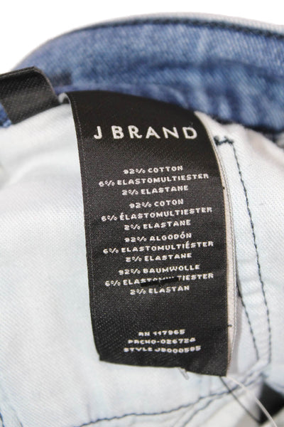 J Brand Womens Cotton Low-Rise Medium Wash Slim Denim Jeans Blue Size 31