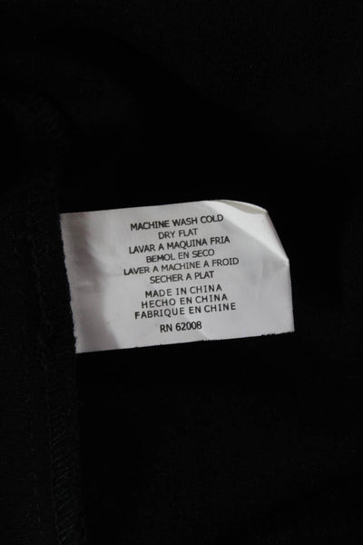Insight Womens Textured Cotton Elastic Waistband Plaid Skinny Pants Black Size 0