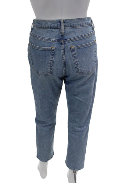 Everlane Women's Midrise Five Pocket Light Wash Straight Leg Denim Pants Size 26