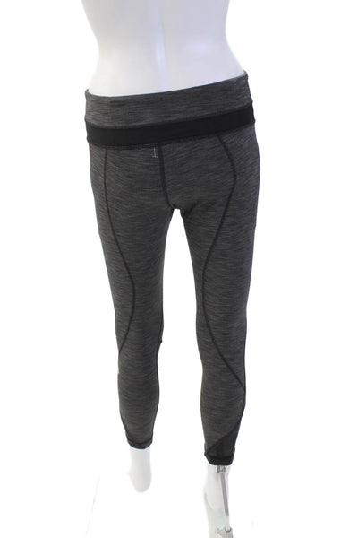 Lululemon Women's Midrise Color Block Full Length Workout Legging Black Size 6