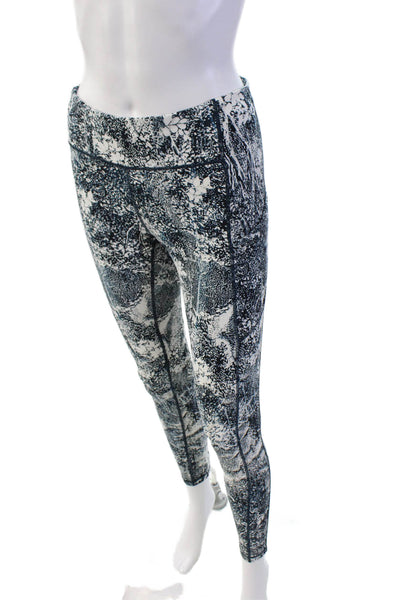 Lululemon Women's High Waist Pockets Full Length Workout Legging Blue Size 6