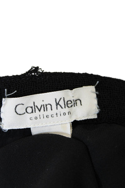 Calvin Klein Womem's Button Closure Lined Flare Maxi Skirt Black Size 14