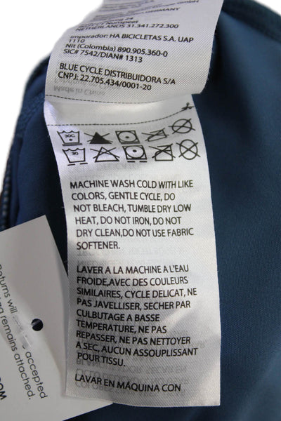 Pearl Izumi Womens Front Zip Crew Neck Lightweight Vest Jacket Blue Size XL