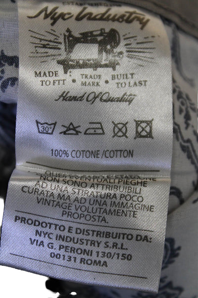 NYC Industry Womens Cotton Distressed Buttoned Casual Shorts Gray Size 26