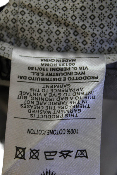NYC Projects Womens Cotton Buttoned Pocketed Casual Shorts Gray Size 26