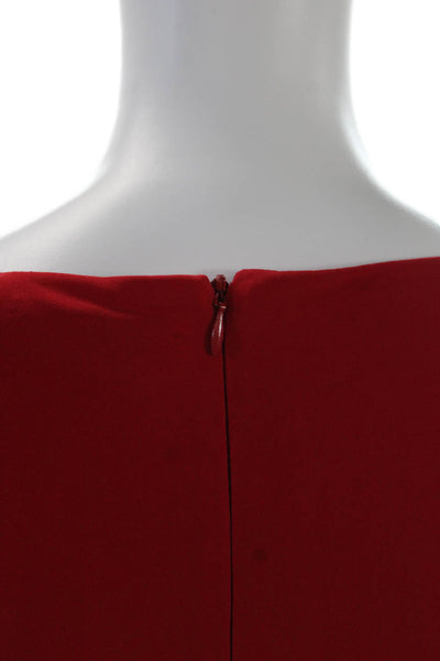 Mark & James by Badgley Mischka Womens Sleeveless Body Con Dress Red Size 6