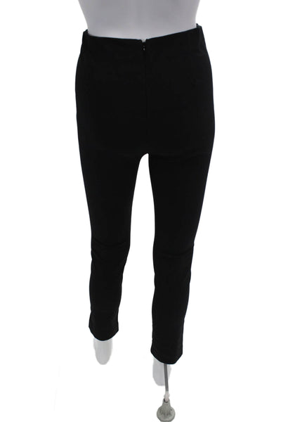 Rag & Bone Womens High Rise Skinny Leg Zip Up Dress Pants Black Size 2