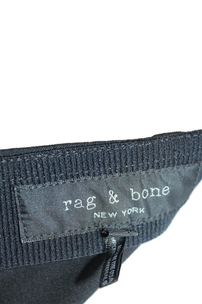 Rag & Bone Womens High Rise Skinny Leg Zip Up Dress Pants Black Size 2