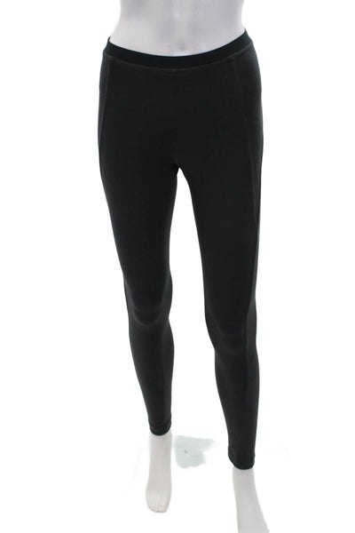 Vince Womens Solid Elastic Waist Pull On Mid-Rise Ankle Leggings Gray Size S