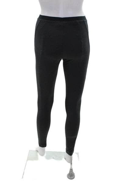 Vince Womens Solid Elastic Waist Pull On Mid-Rise Ankle Leggings Gray Size S