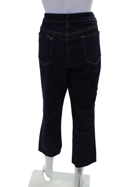 J Brand Womens Curvy Fit Cigarette Leg Dark Wash Jeans Ink Blue Cotton Size 32
