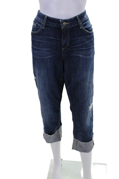 Joes Womens Karrie Wash The Best Friend Cuffed Jeans Blue Cotton Size 30
