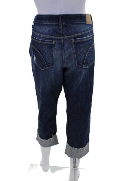 Joes Womens Karrie Wash The Best Friend Cuffed Jeans Blue Cotton Size 30