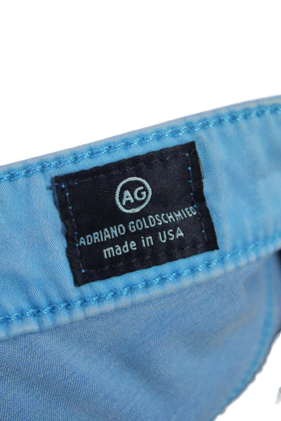 AG Adriano Goldschmied Womens Zipper Fly Mid Rise Stilt Cigarette Jeans Blue 26