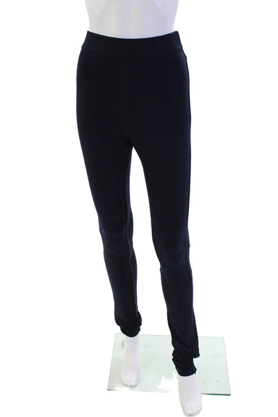 Something Navy Womens Pull-On Stretch High-Waisted Ponte Leggings Blue Size S