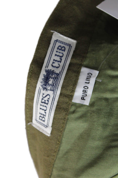 Blues Club Womens Zippered Mid-Rise Lined Pull-On Casual Skirt Green 6