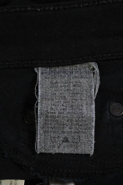 Rag & Bone Jean Womens Zipper Fly Mid Rise Legging Skinny Jeans Black Size 26