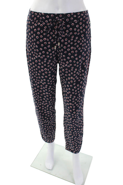 Ted Baker Womens Textured Drawstring Pattern Casual Pants Navy Size 01