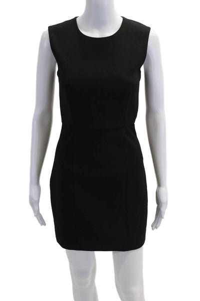 Elizabeth and James Womens Sleeveless Knee Length Sheath Dress Black Size 2