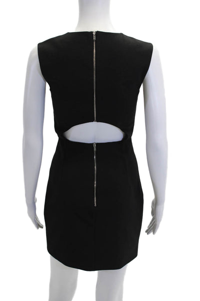 Elizabeth and James Womens Sleeveless Knee Length Sheath Dress Black Size 2