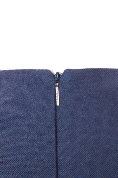 Boss Hugo Boss Womens Sleeveless Pencil Dress Navy Blue Black Size 6