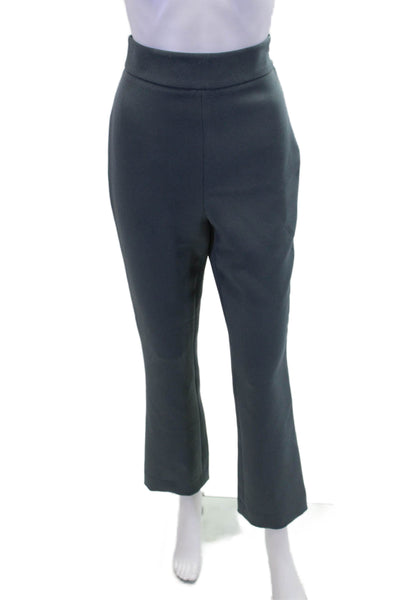 Toccin Womens High Rise Straight Leg Dress Pant Trousers Gray Size 4
