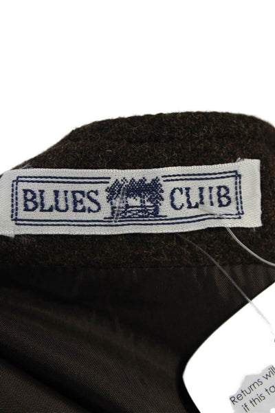 Blues Club Womens A-Line Casual Mini Lined Skirt Solid Brown Size 6