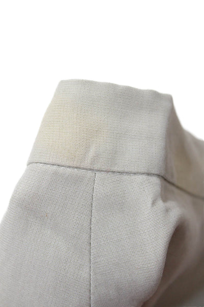 Max & Co Womens Zippered Lined Business Straight Skirt Solid Gray Size 6