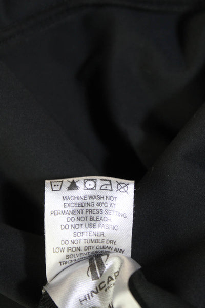 Hincapie Mens Long Sleeve Front Zip Mock Neck Light Jacket Gray Size Extra Large