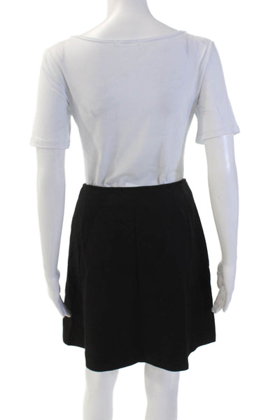 Blues Club Womens A-Line Buckled Casual A-Line Mini Skirt Black Size 10