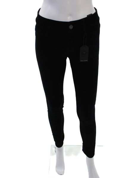 Black Orchid Women's Button Closure Pockets Skinny Pants Black Size 27