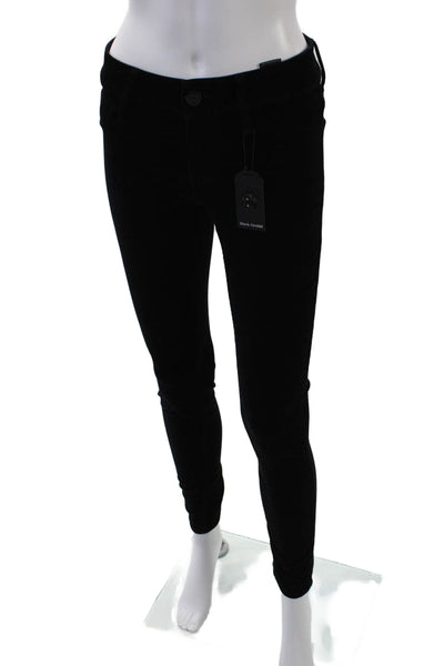 Black Orchid Women's Button Closure Pockets Skinny Pants Black Size 27