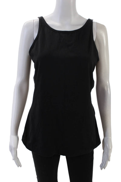 Lululemon Women's Scoop Neck Sleeveless Athletic Workout Tank Top Black Size 10