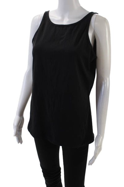 Lululemon Women's Scoop Neck Sleeveless Athletic Workout Tank Top Black Size 10