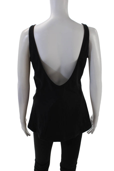 Lululemon Women's Scoop Neck Sleeveless Athletic Workout Tank Top Black Size 10