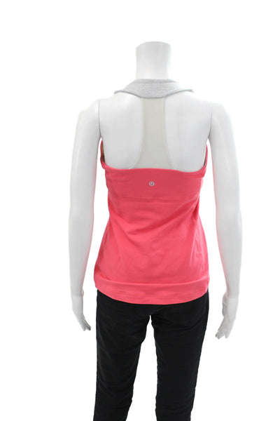 Lululemon Womens Activewear Scoop Neck Sleeveless Tank Top Pink Size 4