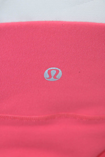 Lululemon Womens Activewear Scoop Neck Sleeveless Tank Top Pink Size 4