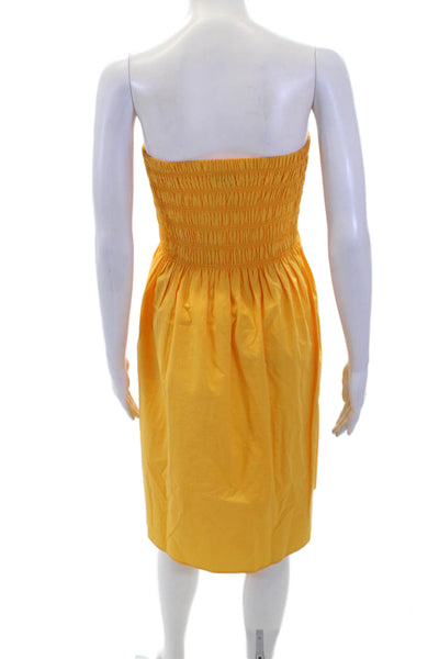 Rails Womens Cotton Textured Ruched Lined Casual Maxi Skirt Orange Size S