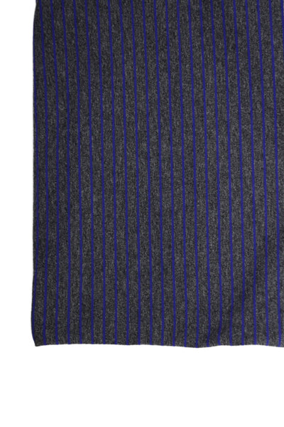 Lululemon Womens Striped Snap Closure Infinity Scarf Gray Blue Size OS