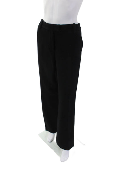 3.1 Phillip Lim Women's Hook Closure Straight Leg Dress Pants Black Size 8