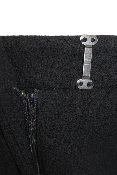 3.1 Phillip Lim Women's Hook Closure Straight Leg Dress Pants Black Size 8