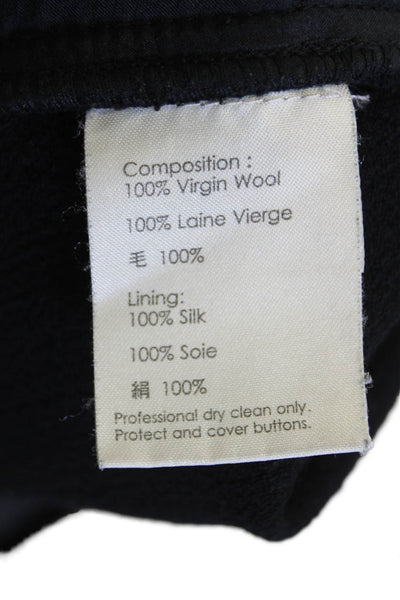 3.1 Phillip Lim Women's Hook Closure Straight Leg Dress Pants Black Size 8