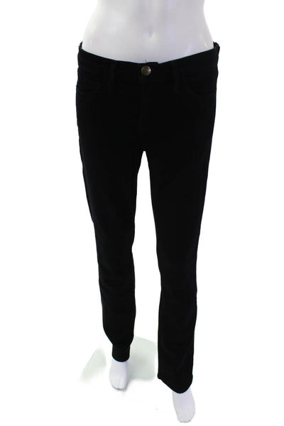 Current/Elliott Womens Midrise Five Pocket Straight Leg Jean Pants Black Size 29