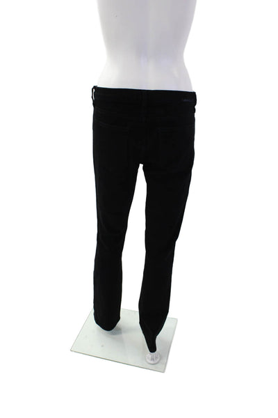 Current/Elliott Womens Midrise Five Pocket Straight Leg Jean Pants Black Size 29