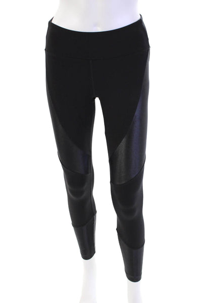 Koral Women's Full Length Shiny Midrise Athletic Legging Black Size S